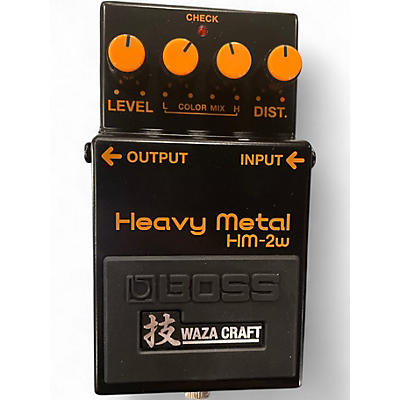 Used BOSS HM2W Heavy Metal Effect Pedal