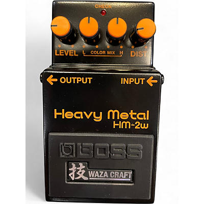 Used BOSS HM2W WAZA CRAFT HEAVY METAL Effect Pedal