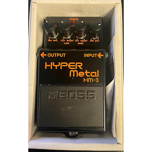 BOSS Used BOSS HM3 Hyper Metal Distortion Effect Pedal