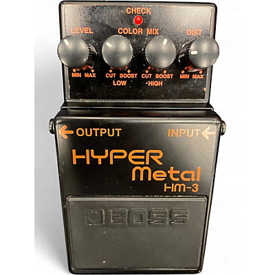 Used BOSS HM3 Hyper Metal Distortion Effect Pedal