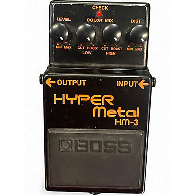 Used BOSS HM3 Hyper Metal Distortion Effect Pedal