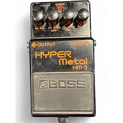 Used BOSS HM3 Hyper Metal Distortion Effect Pedal