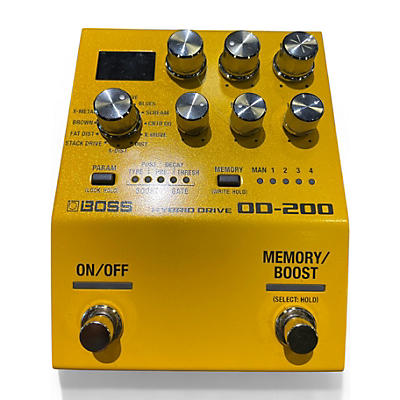 Used BOSS HYBRID DRIVE DD200 Effect Pedal