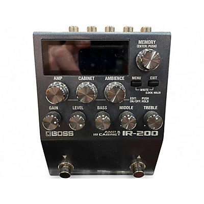 Used BOSS IR200 AMP AND IR CABINET Guitar Preamp