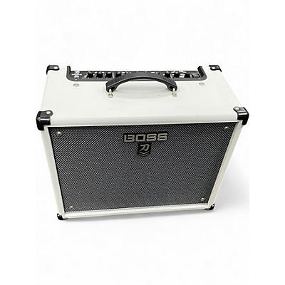 Used BOSS Katana KTN50 MKII 50W 1X12 WHITE Guitar Combo Amp