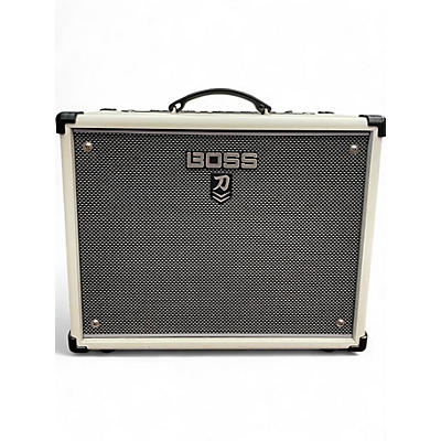 Used BOSS Limited-Edition Katana KTN-50 MkII in WHITE Guitar Combo Amp