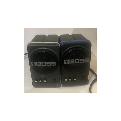 BOSS Used BOSS MA12 MICRO MONITOR PAIR Powered Monitor