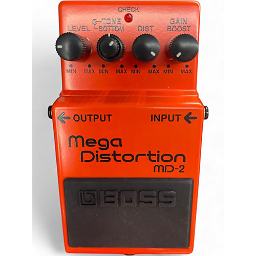 Used BOSS MD2 Mega Distortion Effect Pedal