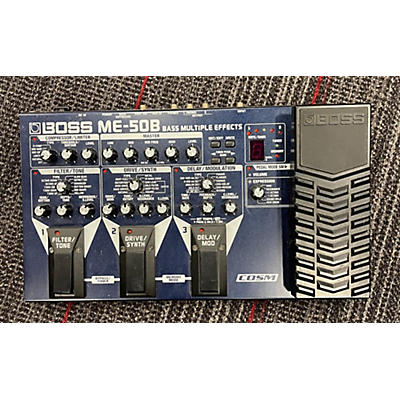 BOSS Used BOSS ME50B Bass Multi Bass Effect Pedal