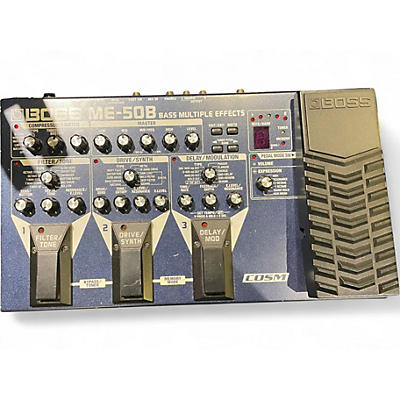 Used BOSS ME50B Bass Multi Bass Effect Pedal