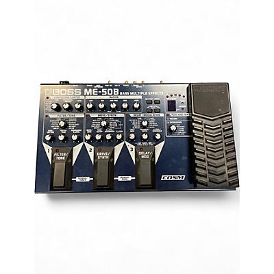 Used BOSS ME50B Bass Multi Bass Effect Pedal