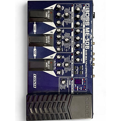 Used BOSS ME50B Bass Multi Bass Effect Pedal