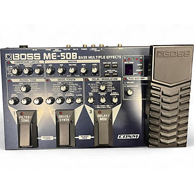 Used BOSS ME50B Bass Multi Bass Effect Pedal