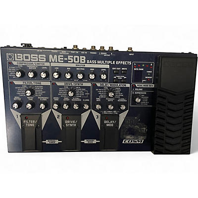 Used BOSS ME50B Bass Multi Bass Effect Pedal