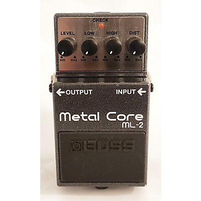 BOSS Used BOSS ML2 Metal Core Distortion Effect Pedal