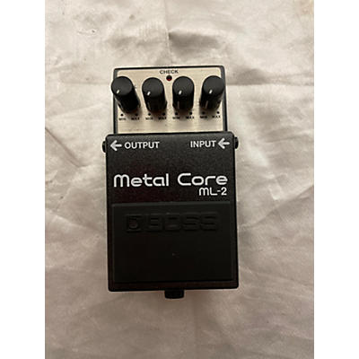 BOSS Used BOSS ML2 Metal Core Distortion Effect Pedal