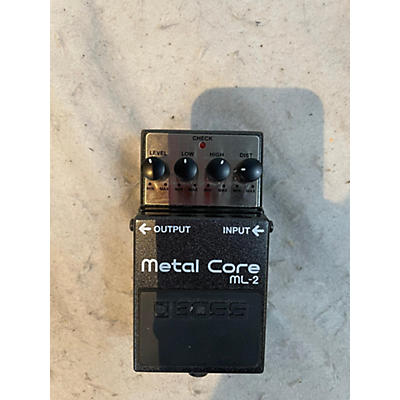 Boss Used BOSS ML2 Metal Core Distortion Effect Pedal