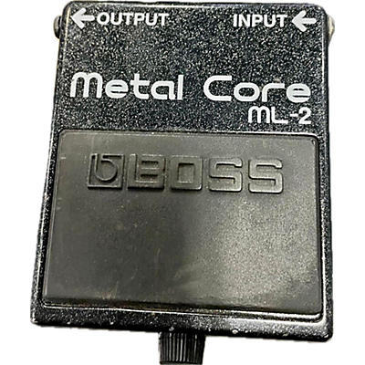 BOSS Used BOSS ML2 Metal Core Distortion Effect Pedal