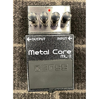 BOSS Used BOSS ML2 Metal Core Distortion Effect Pedal