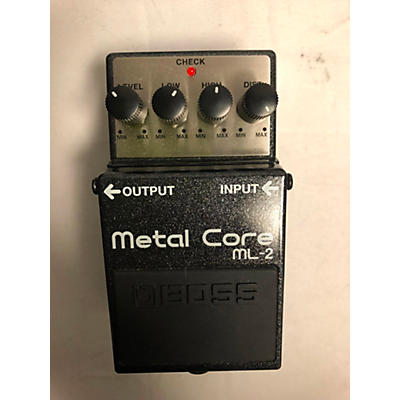 Boss Used BOSS ML2 Metal Core Distortion Effect Pedal