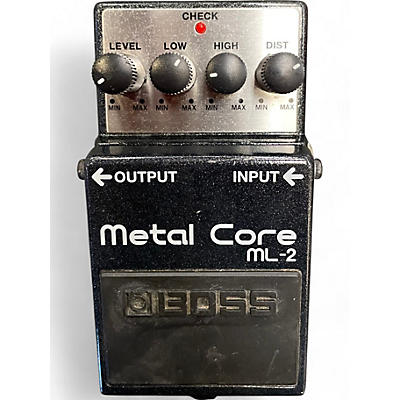 Used BOSS ML2 Metal Core Distortion Effect Pedal