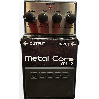 Used BOSS ML2 Metal Core Distortion Effect Pedal