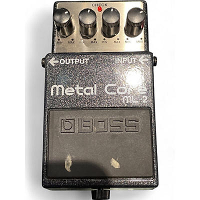 Used BOSS ML2 Metal Core Distortion Effect Pedal