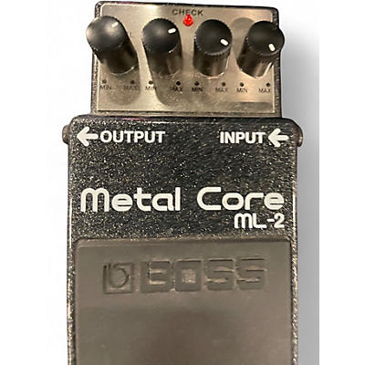 Used BOSS ML2 Metal Core Distortion Effect Pedal