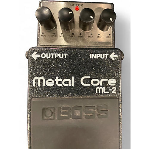 Used BOSS ML2 Metal Core Distortion Effect Pedal