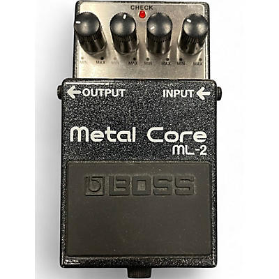 Used BOSS ML2 Metal Core Distortion Effect Pedal