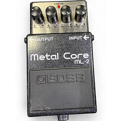 Used BOSS ML2 Metal Core Distortion Effect Pedal