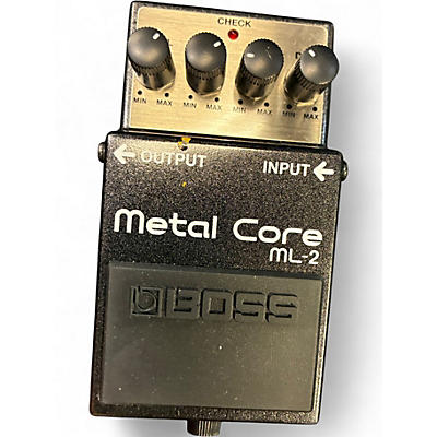Used BOSS ML2 Metal Core Distortion Effect Pedal