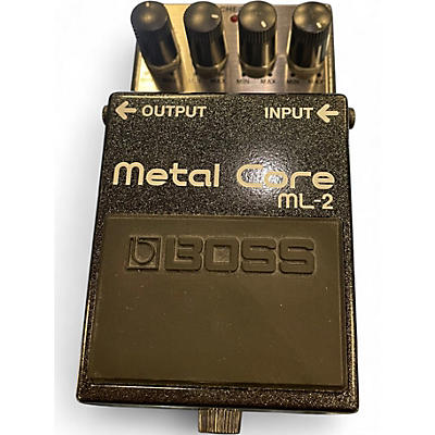 Used BOSS ML2 Metal Core Distortion Effect Pedal