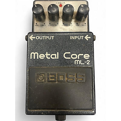 Used BOSS ML2 Metal Core Distortion Effect Pedal