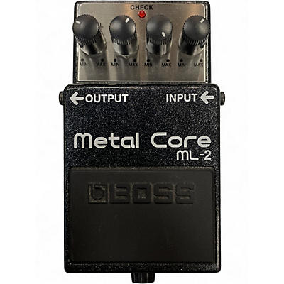 Used BOSS ML2 Metal Core Distortion Effect Pedal