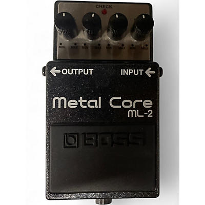 Used BOSS ML2 Metal Core Distortion Effect Pedal