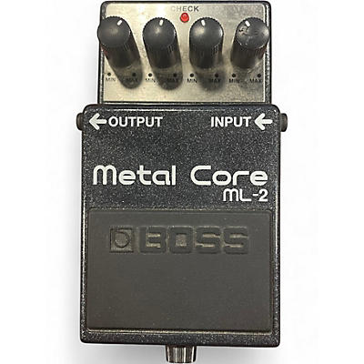 Used BOSS ML2 Metal Core Distortion Effect Pedal