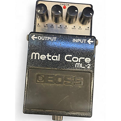 Used BOSS ML2 Metal Core Distortion Effect Pedal