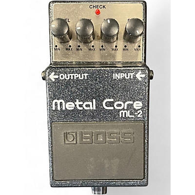 Used BOSS ML2 Metal Core Distortion Effect Pedal