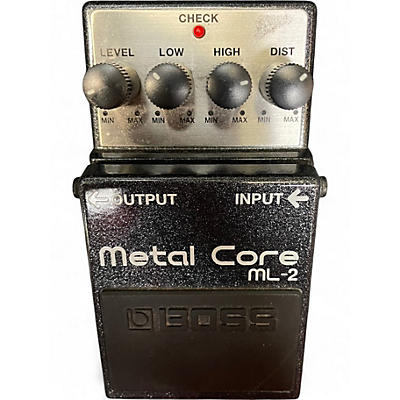 Used BOSS ML2 Metal Core Distortion Effect Pedal