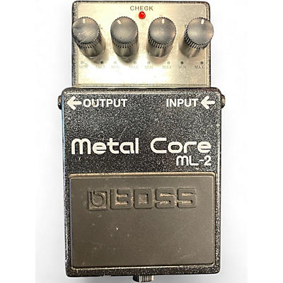 Used BOSS ML2 Metal Core Distortion Effect Pedal