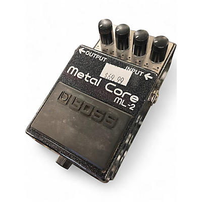 Used BOSS ML2 Metal Core Distortion Effect Pedal