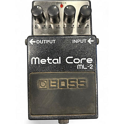 Used BOSS ML2 Metal Core Distortion Effect Pedal