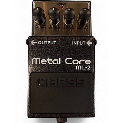 Used BOSS ML2 Metal Core Distortion Effect Pedal
