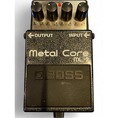 Used BOSS ML2 Metal Core Distortion Effect Pedal