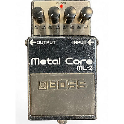 Used BOSS ML2 Metal Core Distortion Effect Pedal
