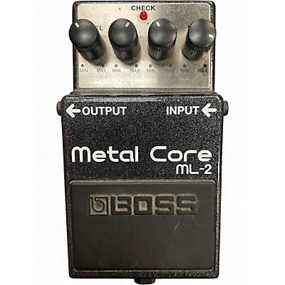 Used BOSS ML2 Metal Core Distortion Effect Pedal