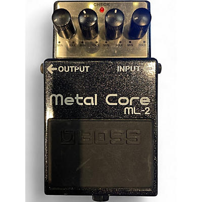 Used BOSS ML2 Metal Core Distortion Effect Pedal