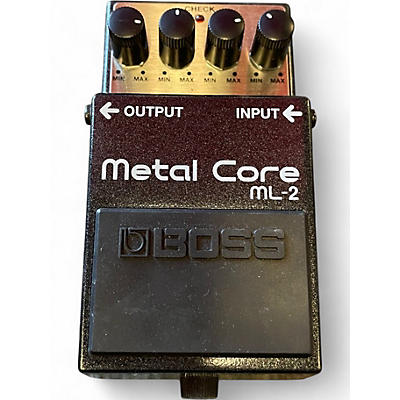 Used BOSS ML2 Metal Core Distortion Effect Pedal
