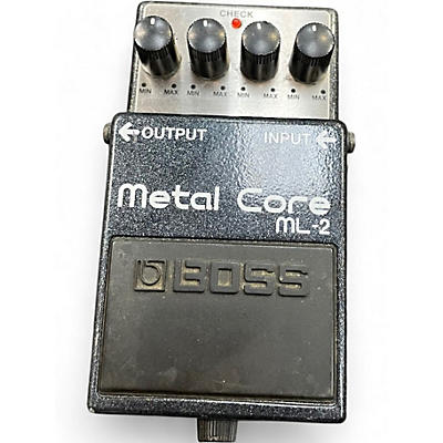 Used BOSS ML2 Metal Core Distortion Effect Pedal